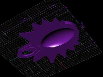 rick pendant 3D print model