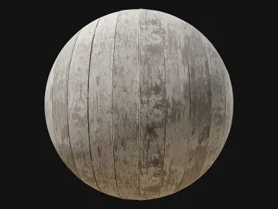 White Painted Wood Planks Texture