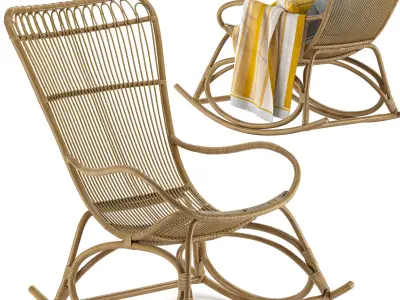 monet rocking chair 3D model