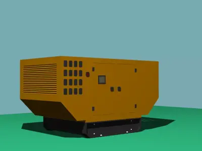 genarator  Low-poly 3D model