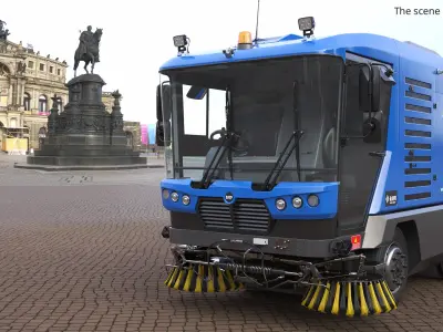  RAVO 5 iSeries Street Sweeper Blue 