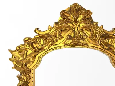Carved Picture Frame 3D model