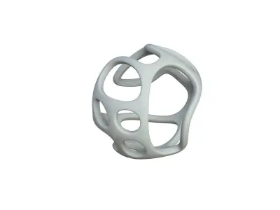 SciFi Cube Object No 22345 Low Poly Shape Texture
