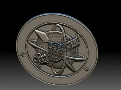 Cyber Seal 3D print model