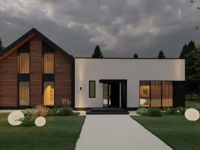 Barn house  3D model
