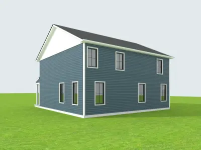 Cape Cod House 16 3D model