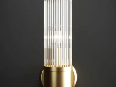 Double and single wall lamps 3D model