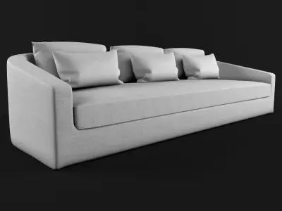  Harbour Outdoor - Barcelona Sofa 3 Seat 3D model
