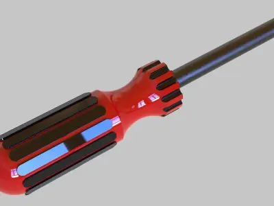 screwdriver square 3D model