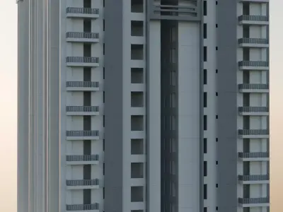 Residential Apartment Free 3D print model