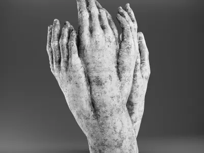 Hand Sculpture 3D model