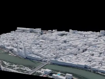 Zaragoza - Spain 3D model