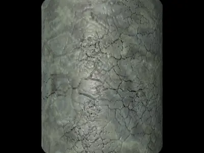 totem cracked rock Free 3D model
