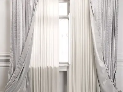 Curtain Set 489C 3D model