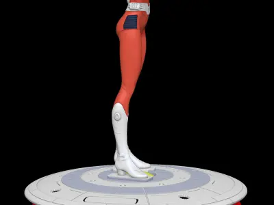 JOAN Johann Captain Future  Capitaine Flam 3D model
