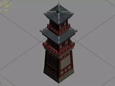 Beijing Architecture - Defense Arrow House 3D model
