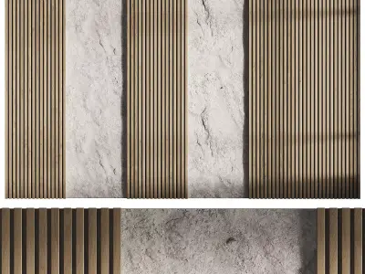 3d Wall Panel 1 Headboard 3D model