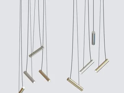 Pepo Pendant Light Collection 3D model