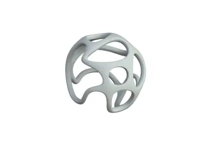 SciFi Cube Object No 25288 Low Poly Shape Texture