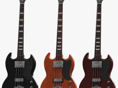  Gibson SG Electric Bass Guitar PBR 