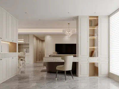 apartment interior scenes      3D model 10