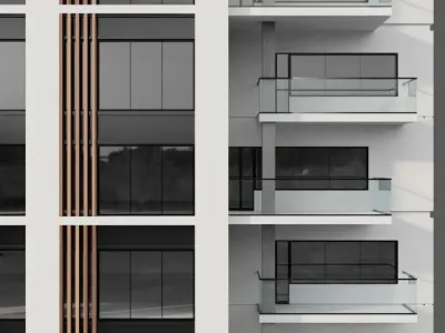 RESIDENTIAL BUILDING NO64 A 3D model