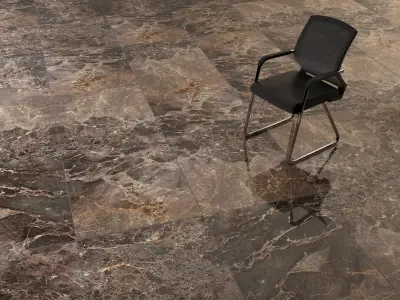 T3D Marble Stone Black 1 Gloss Tile 1000 x 800 mm Texture Map Texture