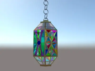 Hanging Lantern Free 3D model
