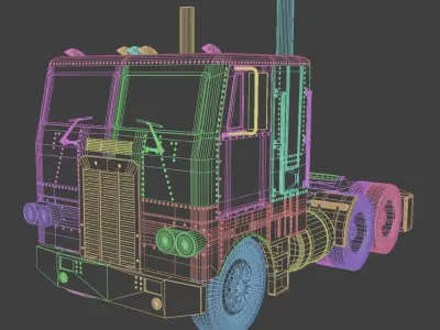 Optimus Prime - Transformers Truck 3D model