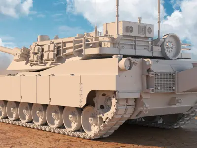  M1A1 Abrams Main Battle Tank Only UVW 