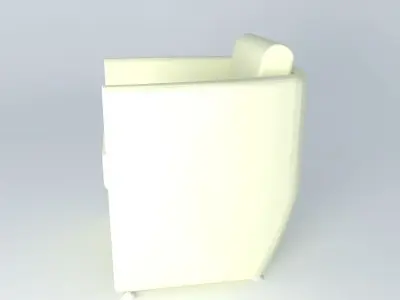 Armchair light green  Free 3D model