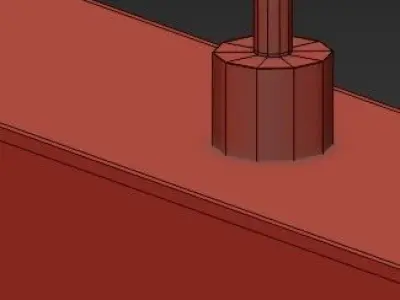 Umei geometric chandelier 3D model