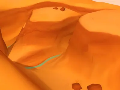 Canyon - Hand Painted Low-poly 3D model