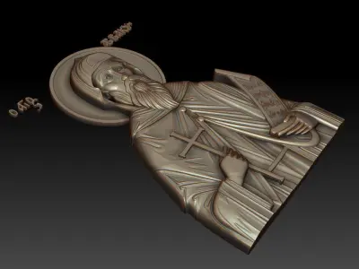 Saint Avvakum of Cyprus 3D print model