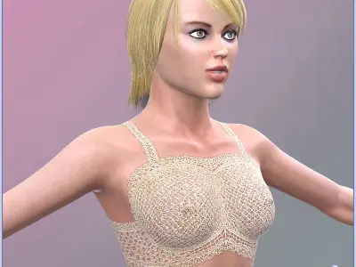 Eva Adventurer Light Version Low-poly 3D model