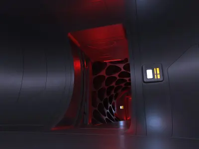  2 Sci-fi Interiors Set 