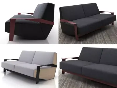 Silver Lake 2-seater 3D model