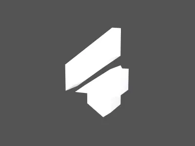 Sci-Fi Number 4 v1 002 Low-poly 3D model