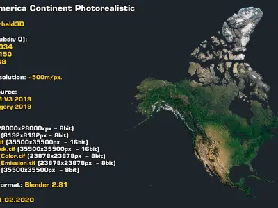  North America Photorealistic 35K 