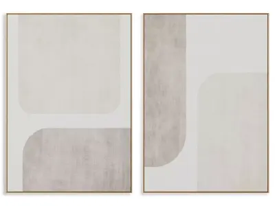 Abstract Painting Frame set 3D model 849
