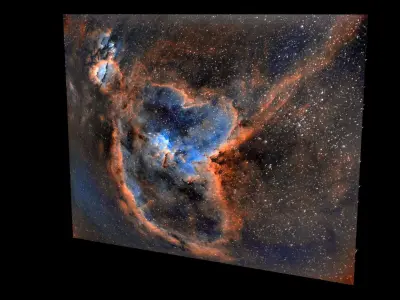 Heart Nebula 3D model