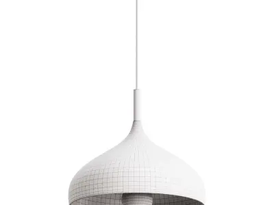 Nordic Simple Macaroon Color Pendant Lights 3D model