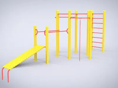 Playground for kids 3D model