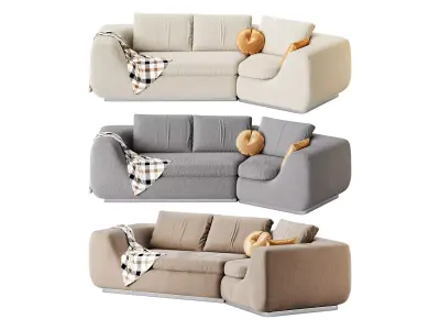 MODULAR CORNER SOFA 3D model