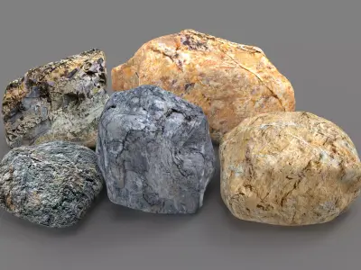 Stone Pack 3D model purchase