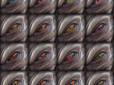 Alien Fantasy Eyes Vol 03 - PBR Texture