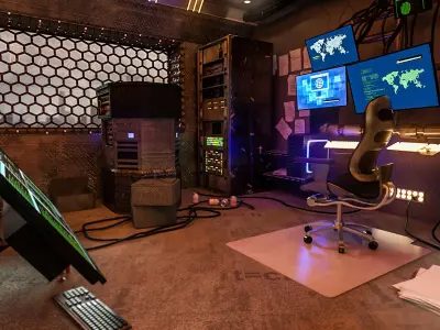 Hackers Room 3D model