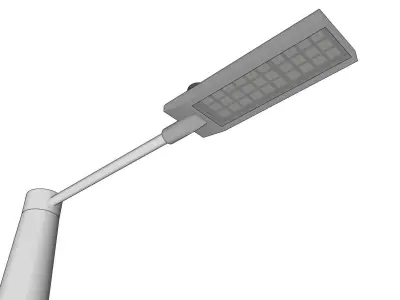 Light Pole - Lamp Post 04 3D model