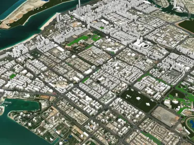 Abu Dhabi United Arab Emirates 3D model