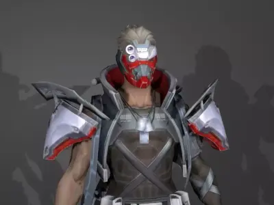 cyberpunk space 3D model